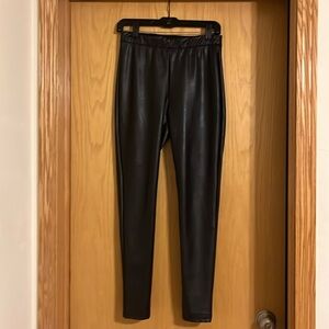 Express High—Waisted Faux Leather Leggings
